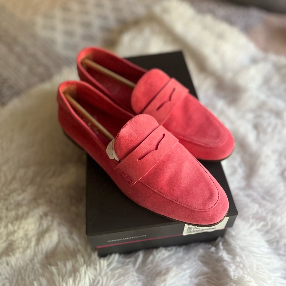 Vince Camuto Slip-On Flats/Loafers Macinda Geranium Pink